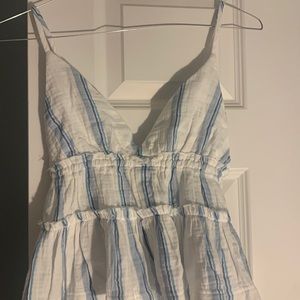 NWT Gauze Cropped Tank